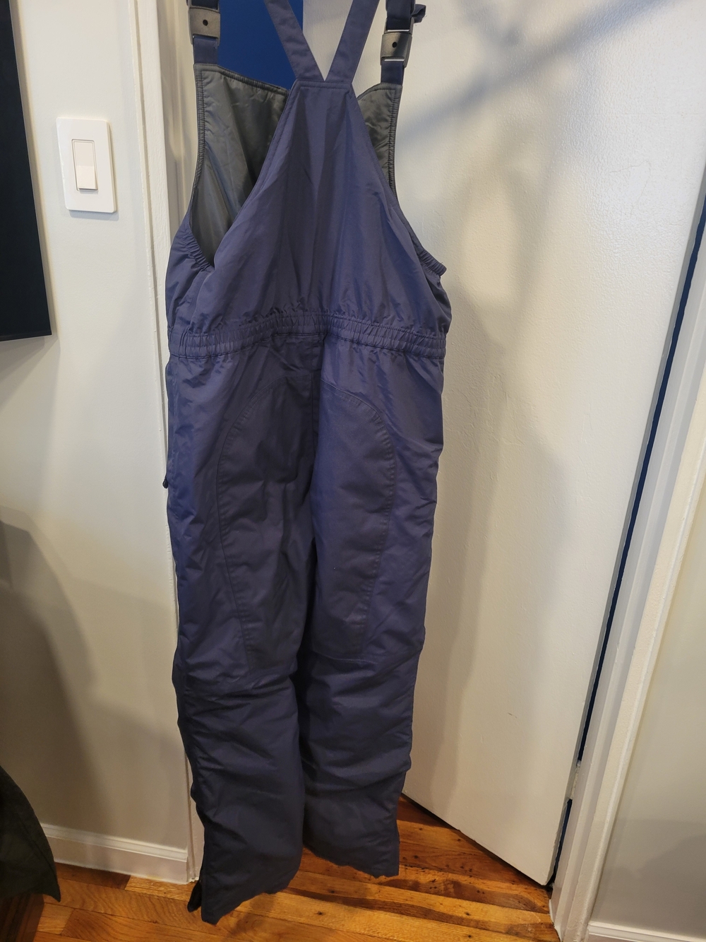 Lands' End Navy Men's Snow Bib Pants with Adjustable Straps - Picture 6 of 6
